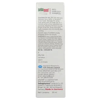 Sebamed Anti Hair Loss Shampoo 50 ml | pH 5.5 for Stronger Hair