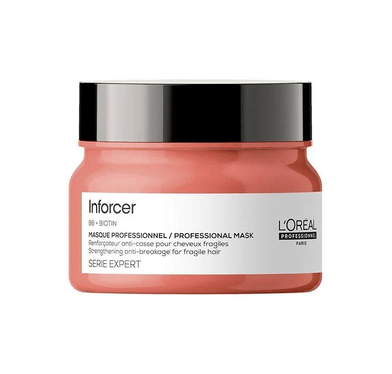 L'Oréal Professionnel Inforcer Mask 250 ml | With Biotin & Vitamin B6 | Reduce Hair Breakage & Split Ends | Strengthening Mask for Men & Women Loreal Professional