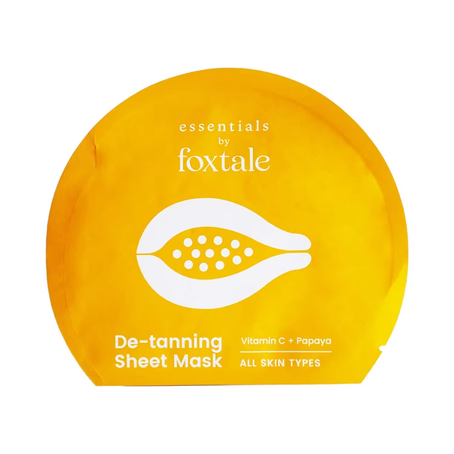 Foxtale Essentials Tan Removal Sheet Mask Foxtale