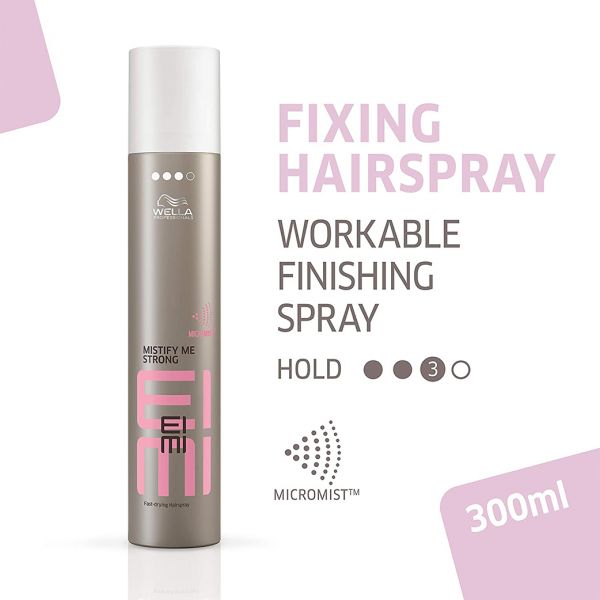 Wella Professionals mistify me strong EMI fast drying hairspray 300ml