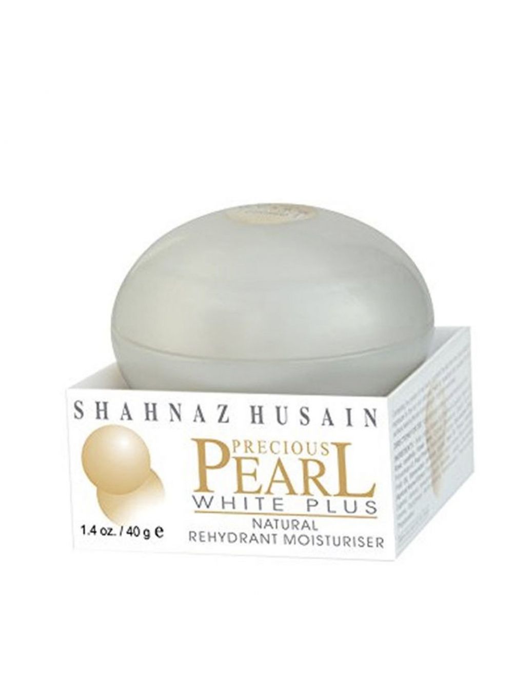 Shahnaz Husain Precious Pearl White Plus Naturally Whitening Rehydrant Moisturiser (40gm) - Niram