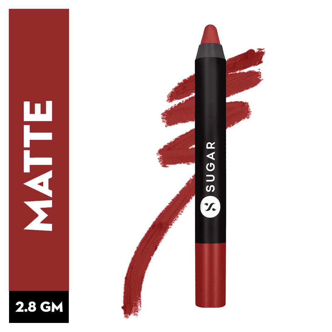 Sugar Matte As Hell Crayon Lipstick - 08 Jackie Brown (Reddish Brown) - Niram