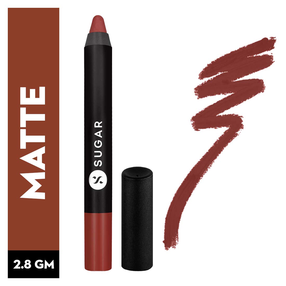 Sugar Matte As Hell Crayon Lipstick - 17 Brandy Harrington (Rusty Reddish Pink) - Niram