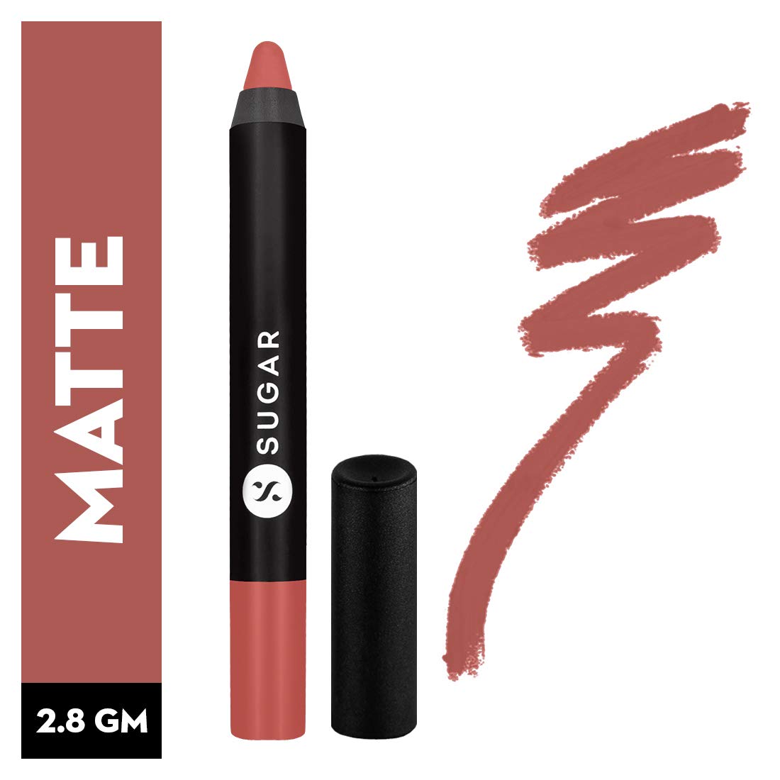 Sugar Matte As Hell Crayon Lipstick - 18 Rosalind (Nude Rose) - Niram