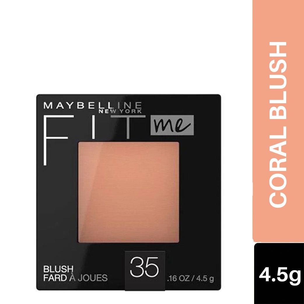 Maybelline New York Fit Me Blush Fard A Joues - Coral 35 (4.5gm) - Niram