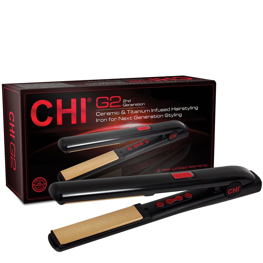 Chi flat iron outlet and curling iron combo