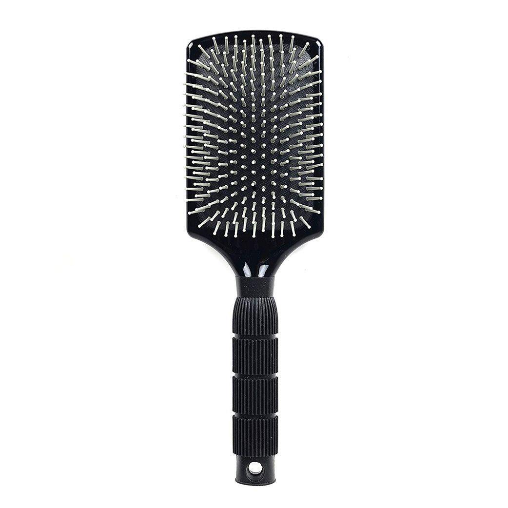 Alan Truman 100% Pure Nylon Bristle Paddle Brush (Black) - Niram