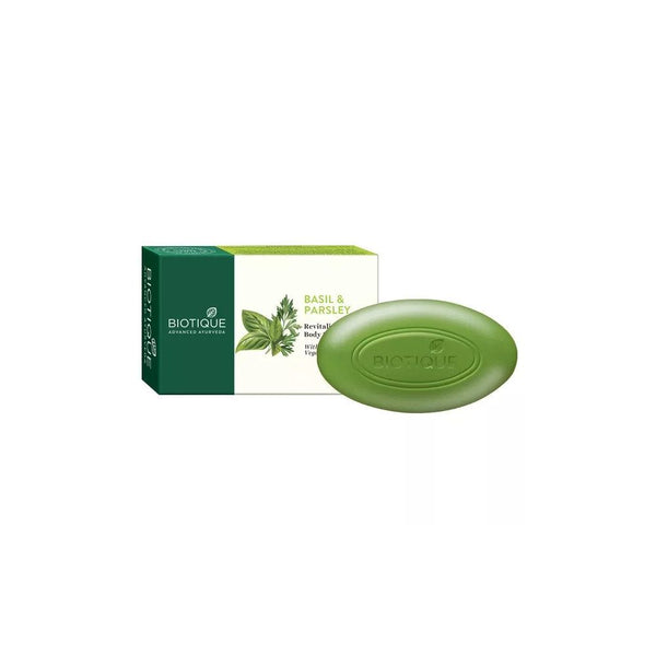 Buy Biotique Bio Basil Parsley Revitalizing Body Soap Online in