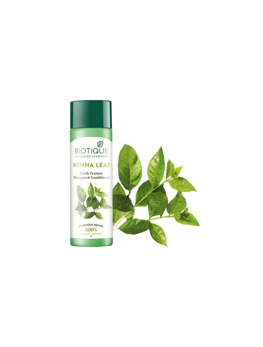 Biotique Bio Henna Leaf Fresh Texture Shampoo & Conditioner-120 ml - Niram