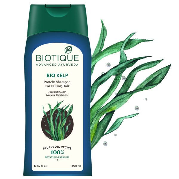 Biotique Bio Kelp Fresh Growth Protein Shampoo for Intensive Hair Growth Treatment-400 ml - Niram