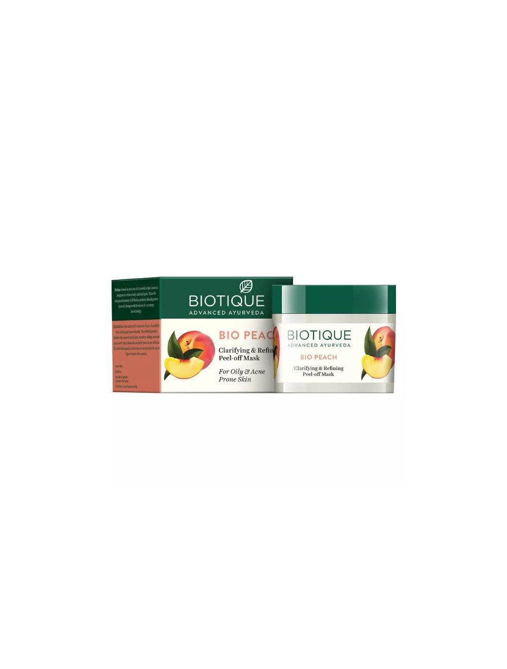 Biotique Bio Peach Clarifying & Refining Peel-Off-Mask (50gm) - Niram