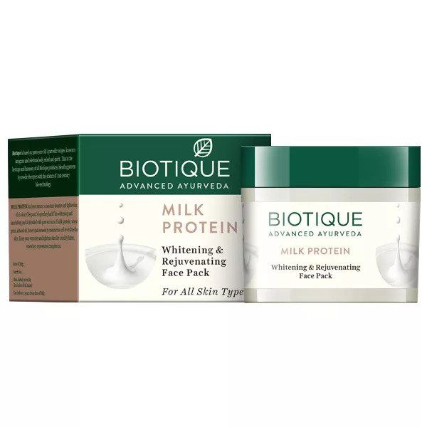 Biotique Bio Milk Protein Whitening & Rejuvenating Face Pack (50gm) - Niram