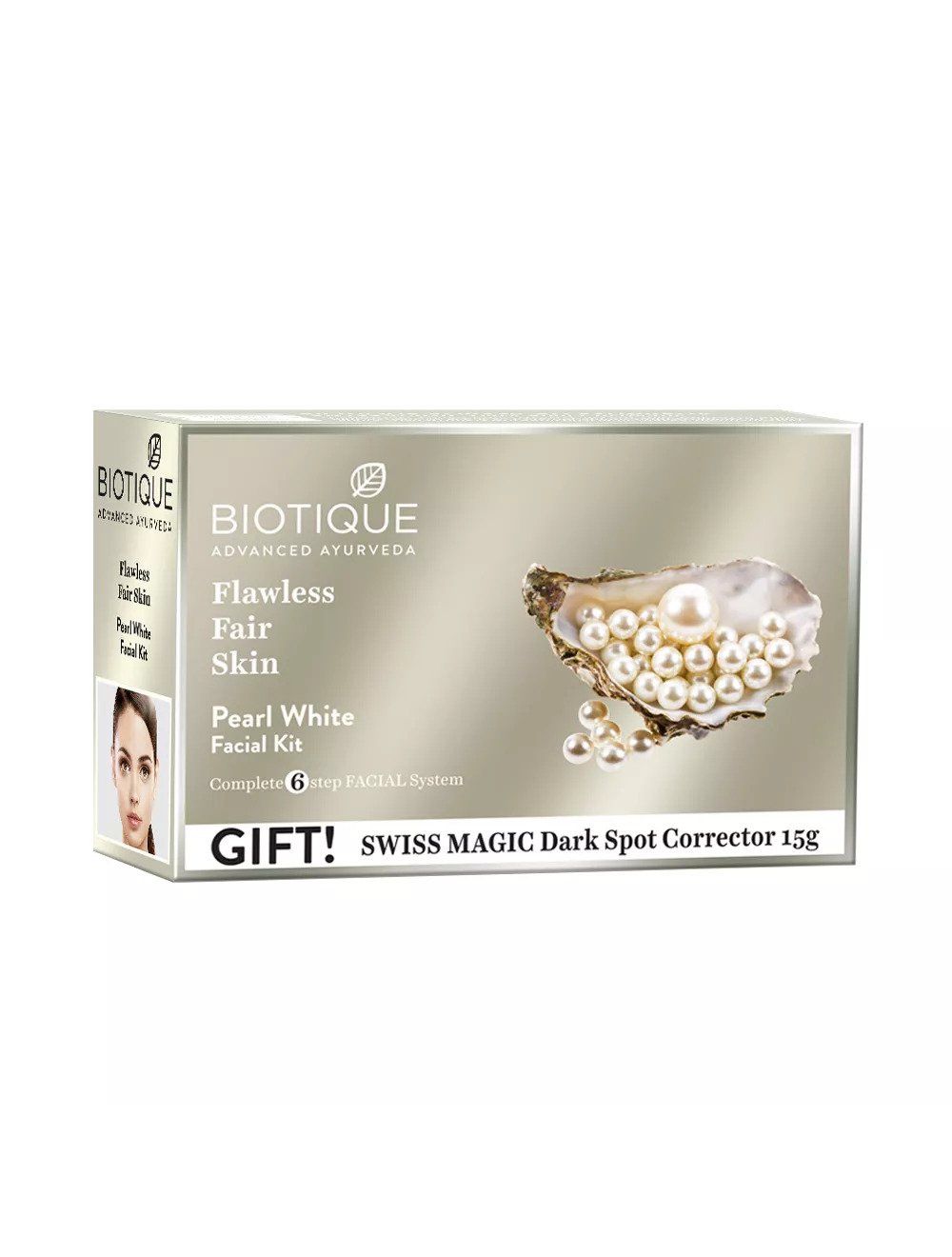 Biotique Bio Pearl White Facial Kit (65gm) - Niram
