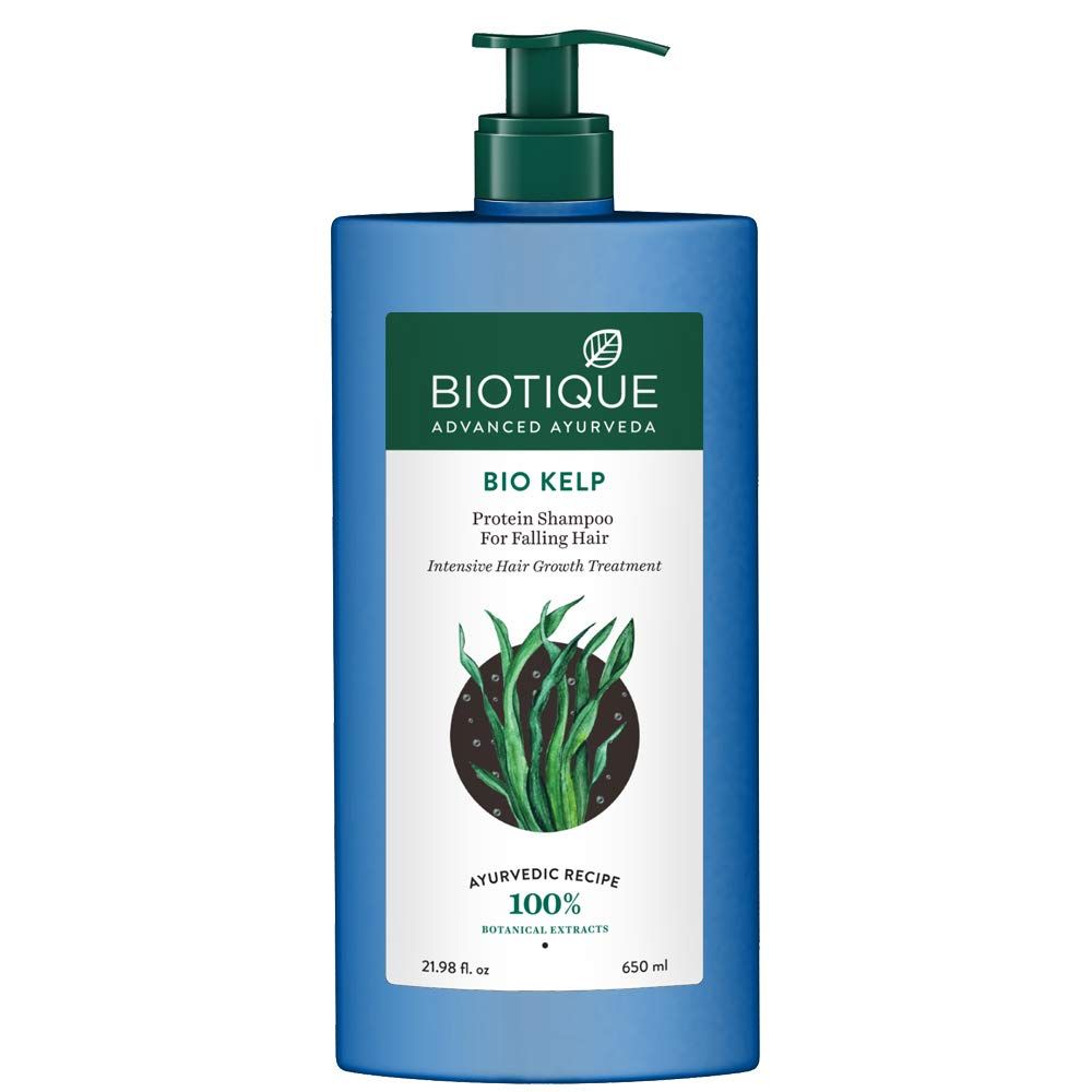 Biotique Bio Kelp Fresh Growth Protein Shampoo (650ml) - Niram