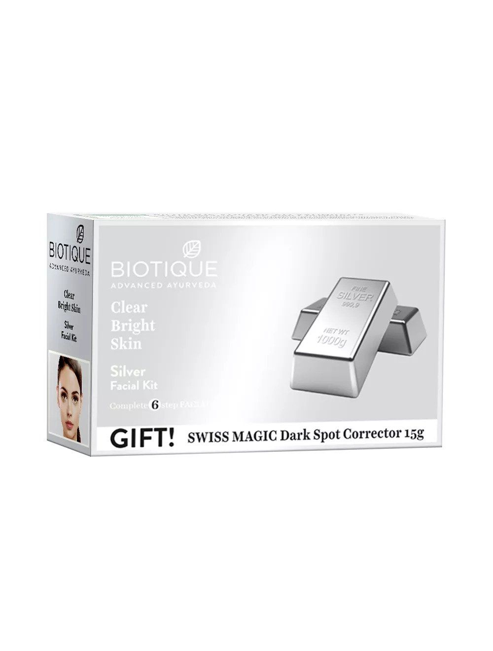 Biotique Silver Facial Kit (65gm) - Niram