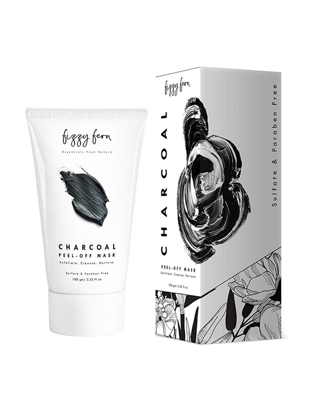 Fizzy Fern Charcoal Peel-Off Mask (100gm) - Niram