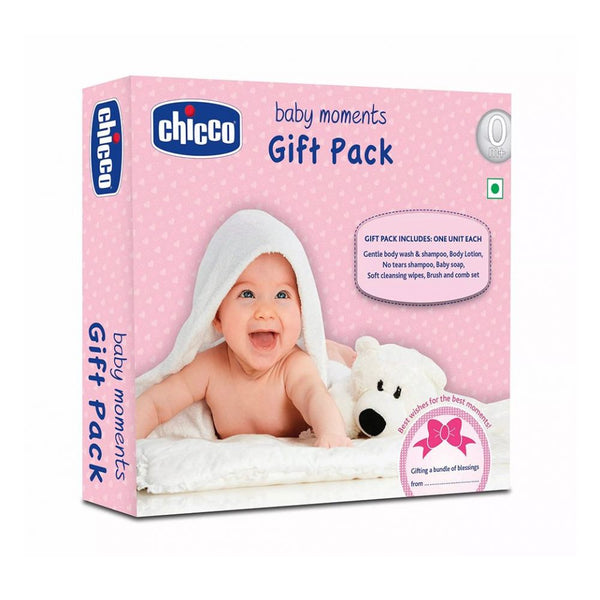 Buy Chicco Pink Baby Moments Essential Gift Set (Pack of 5) Online at Best  Prices in India - JioMart.
