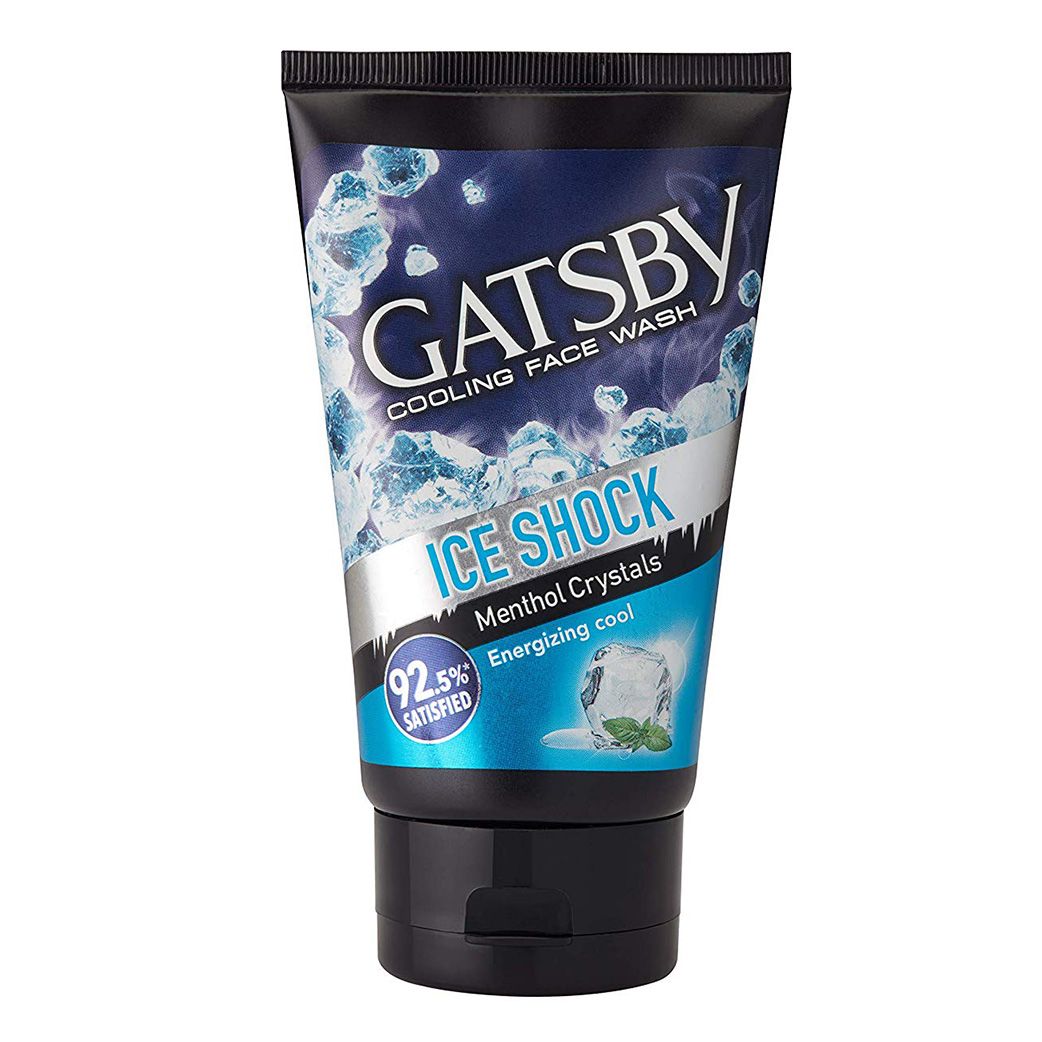 Gatsby Cooling Face Wash Ice Shock (100gm) - Niram