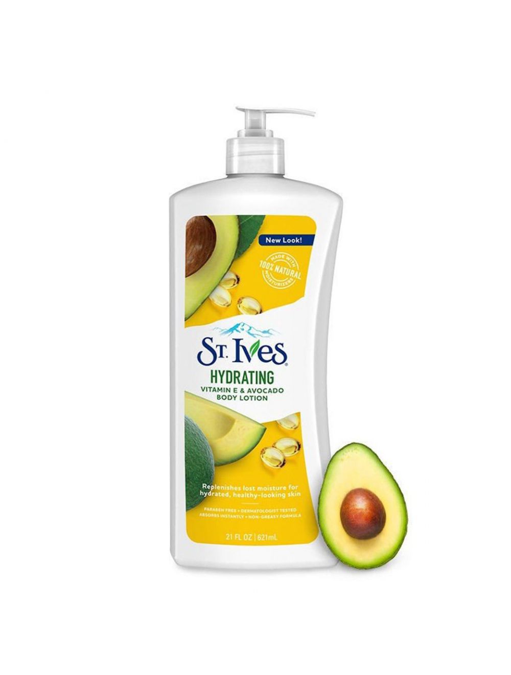 St. Ives Hydrating Vitamin E & Avocado Body Lotion (621ml)