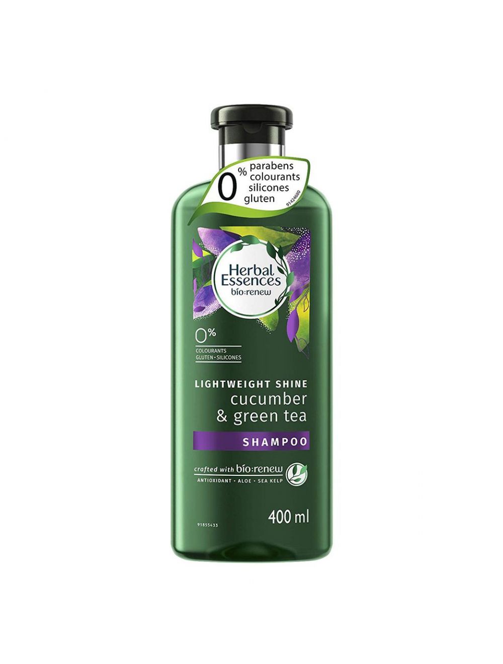Herbal Essences Bio:Renew Lightweight Shine Cucumber & Green Tea Shampoo (400ml) - Niram