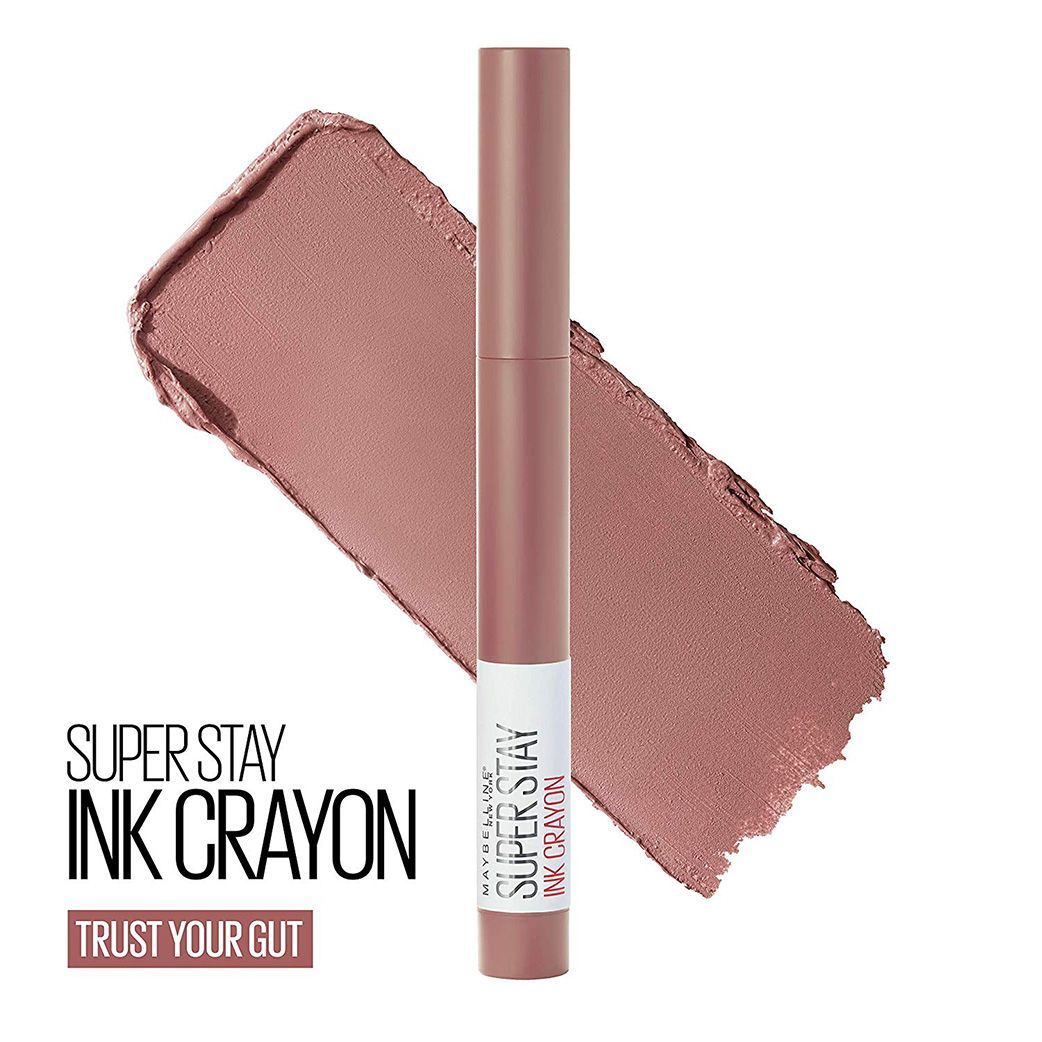Maybelline New York Super Stay Crayon Lipstick - 10 Trust Your Gut - Niram