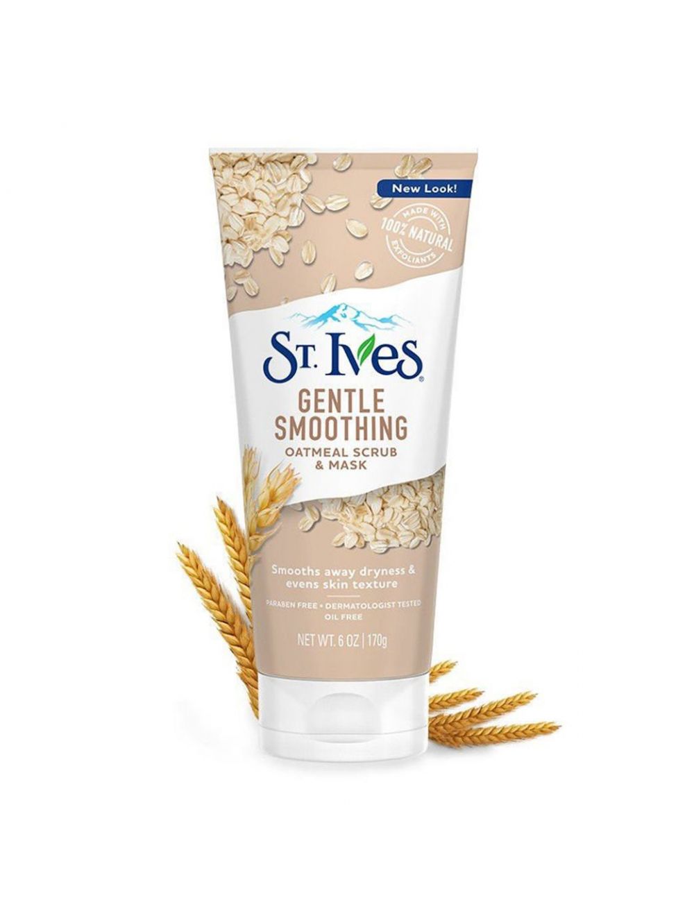 St. Ives Gentle Smoothing Oatmeal Scrub & Mask (170gm)