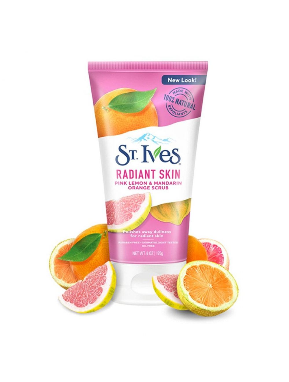 St. Ives Radiant Skin Pink Lemon & Mandarin Orange Scrub (170gm)