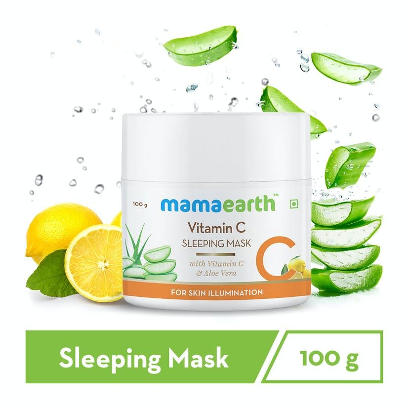 Mamaearth Vitamin C Sleeping Mask (100gm) - Niram