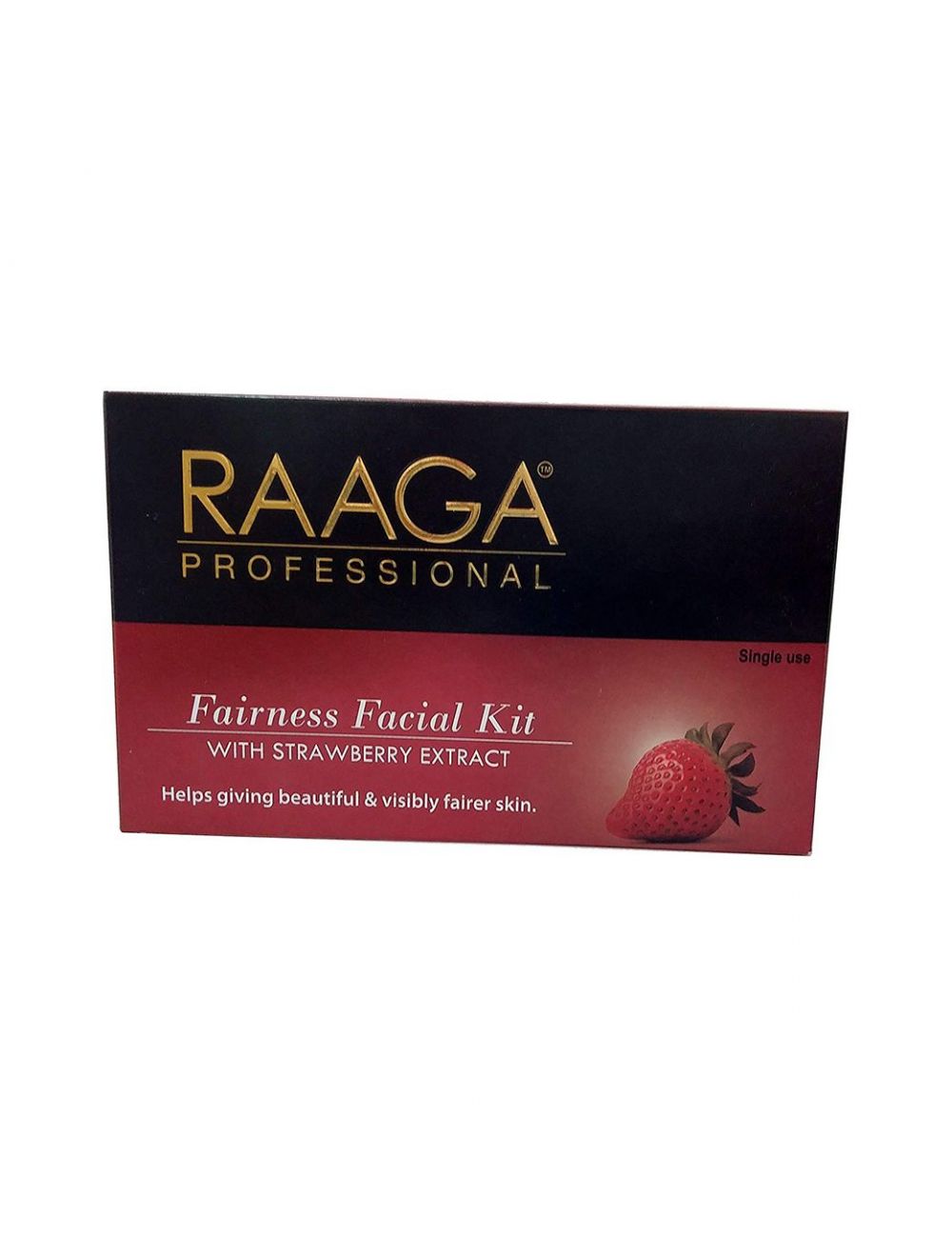 Raaga Professional Fairness Facial Kit With Strawberry Extract
