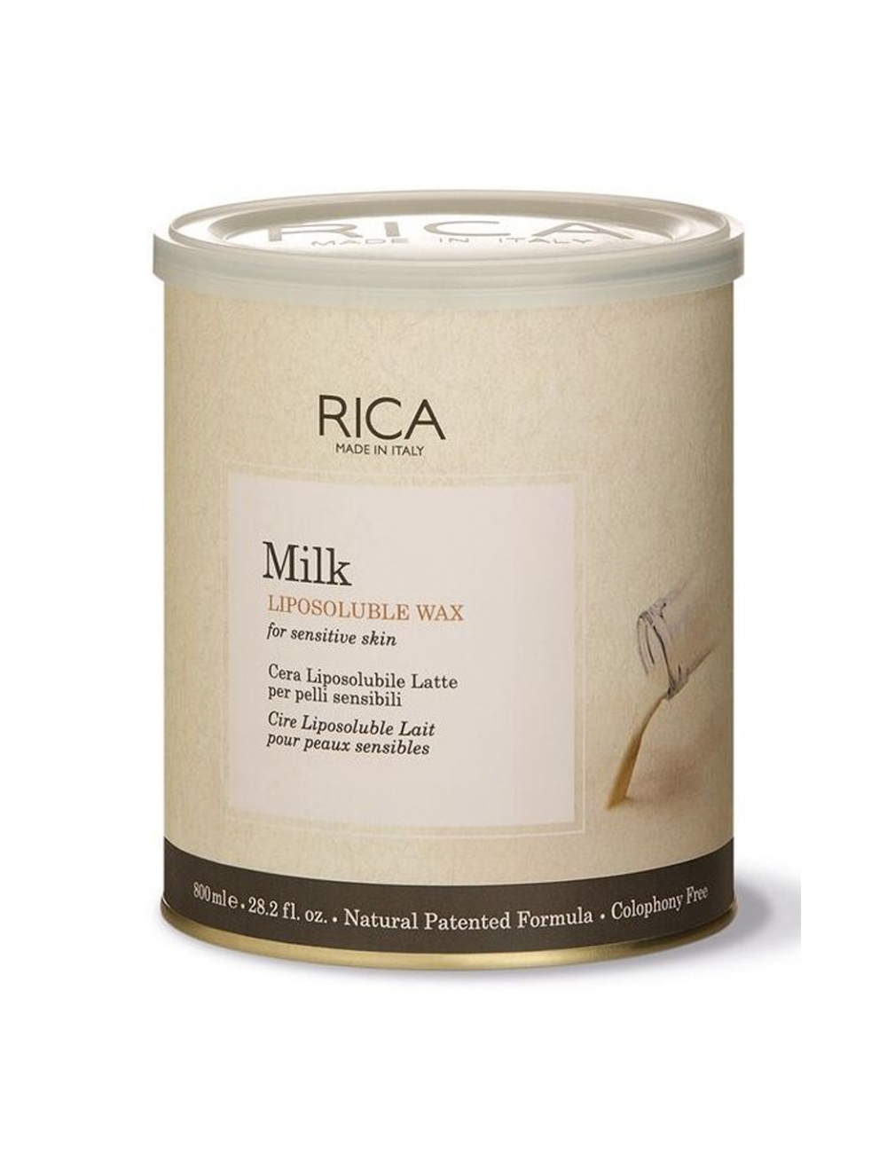 Rica Milk Liposoluble Wax For Sensitive Skin (800ml)