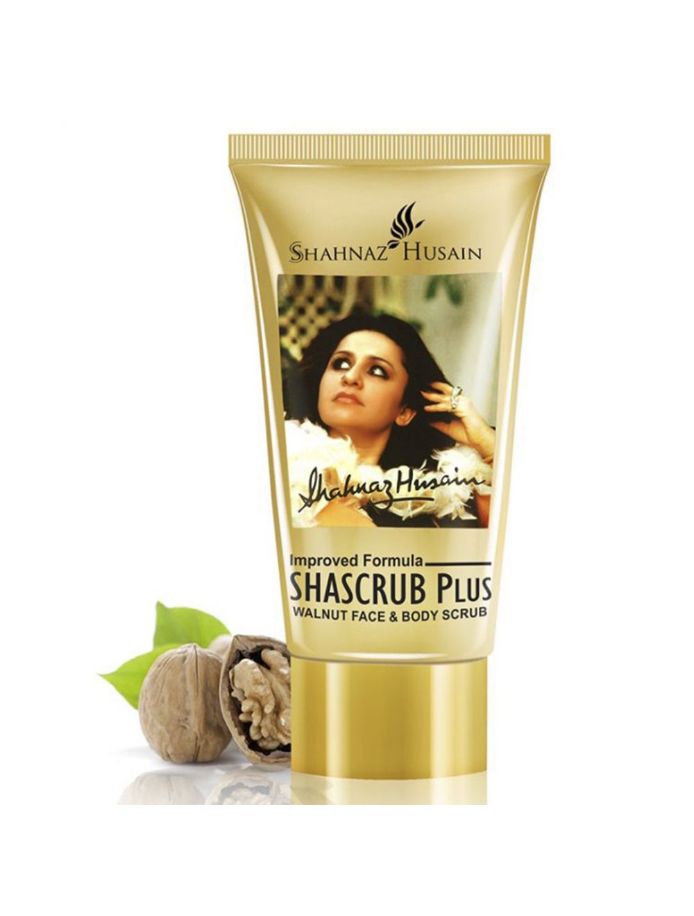 Shahnaz Husain Shascrub Plus Walnut Face & Body Scrub (40gm) - Niram