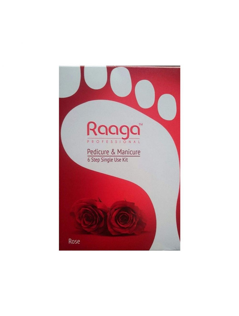 Raaga Professional Rose Pedicure & Manicure 6 Step Single Use Kit