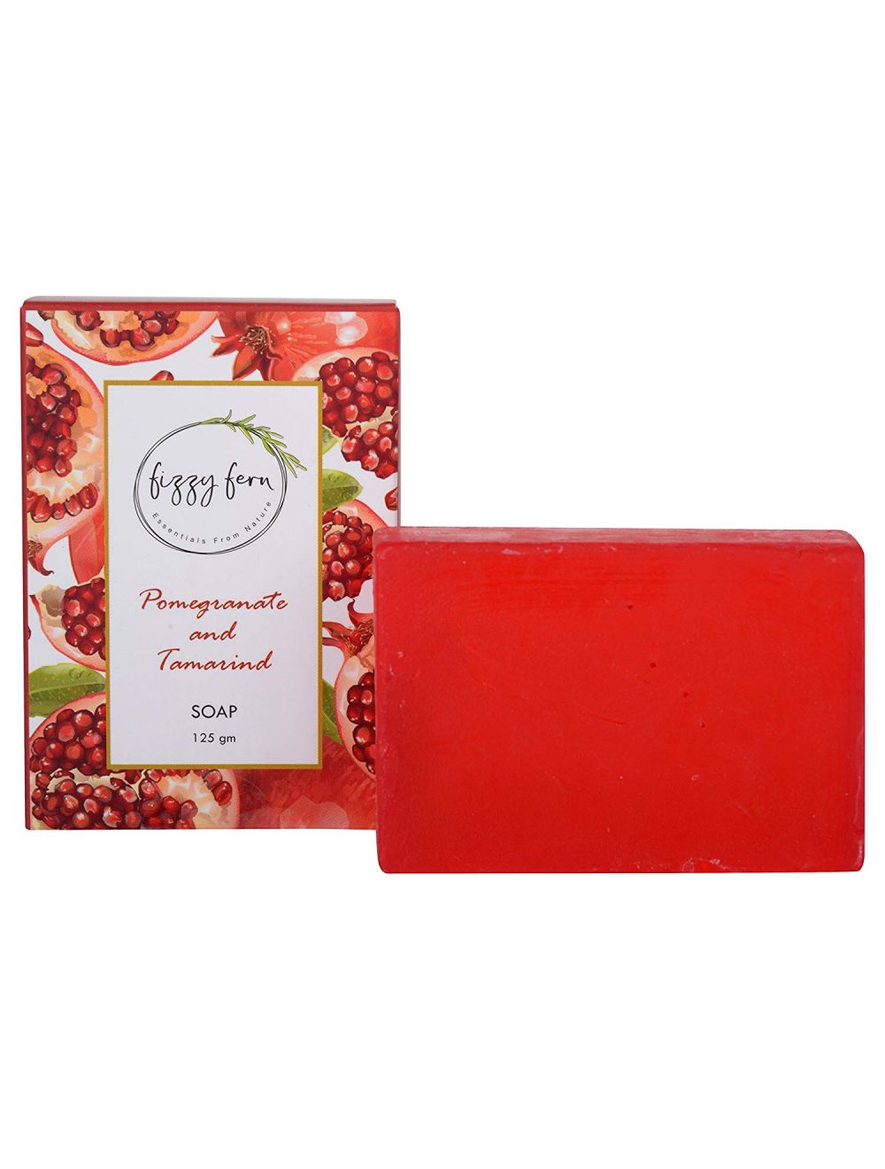 Fizzy Fern Pomegranate and Tamarind Soap (125gm) - Niram