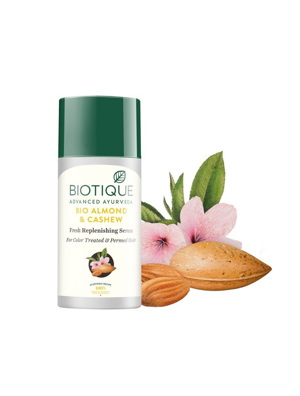 Biotique Bio Almond & Cashew Fresh Replenishing Serum (40ml) - Niram