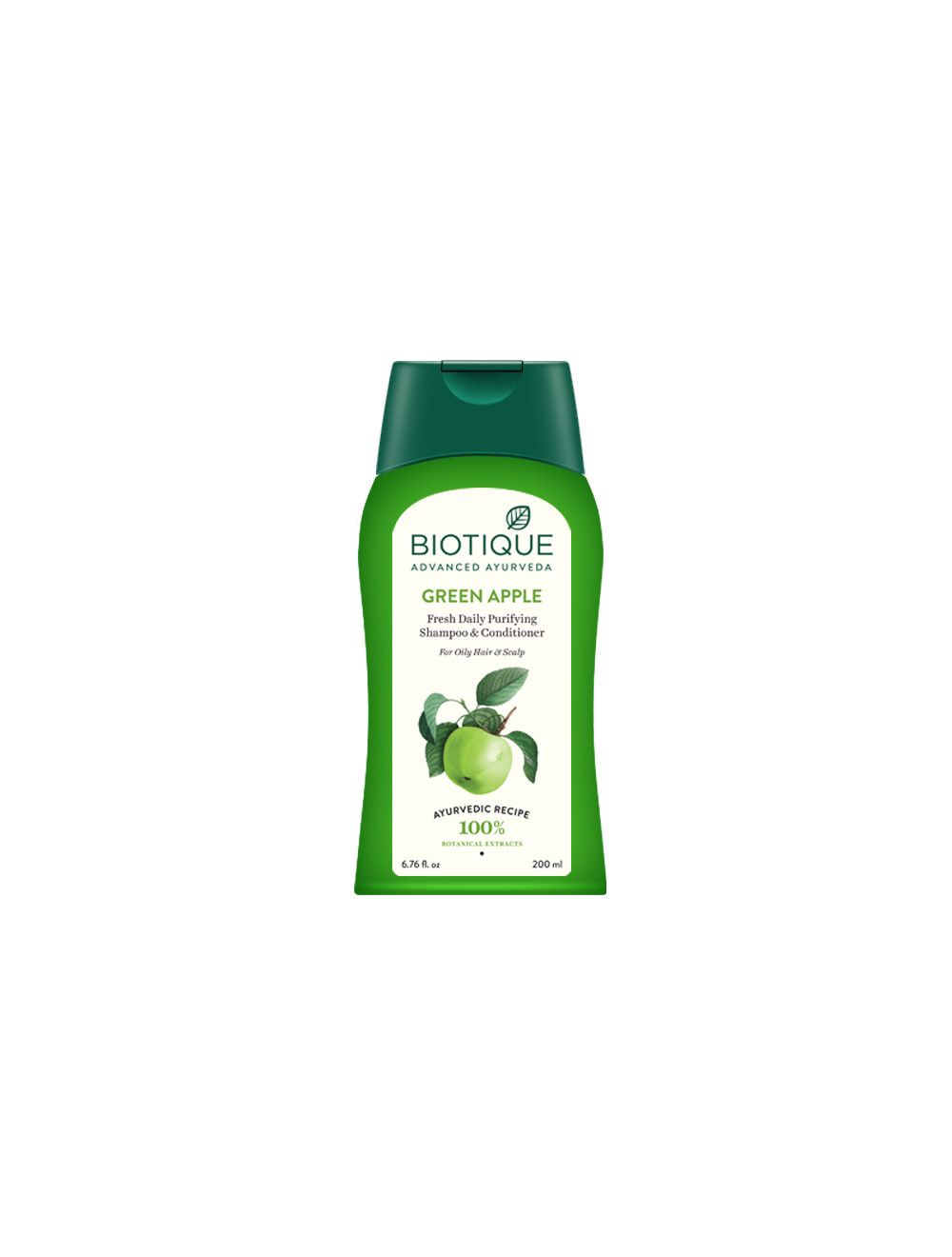 Biotique Bio Green Apple Fresh Daily Purifying Shampoo & Conditioner-200 ml - Niram