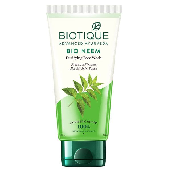 Biotique Bio Neem Purifying Face Wash for All Skin Types-150 ml - Niram