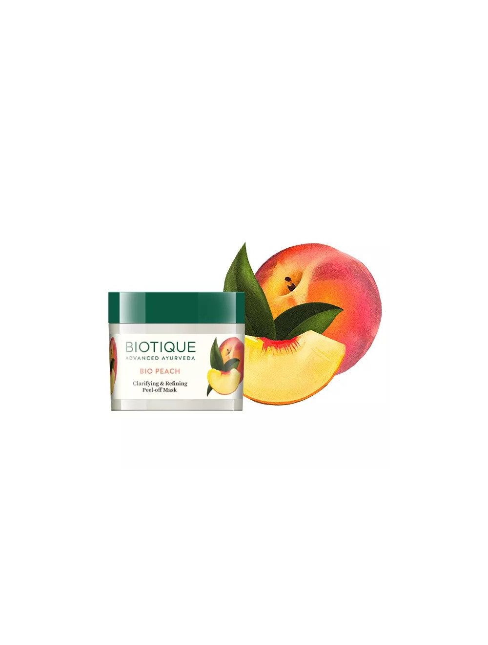 Biotique Bio Peach Clarifying & Refining Peel-Off-Mask (50gm) - Niram