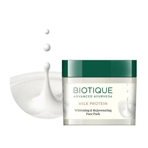 Biotique Bio Milk Protein Whitening & Rejuvenating Face Pack (50gm) - Niram