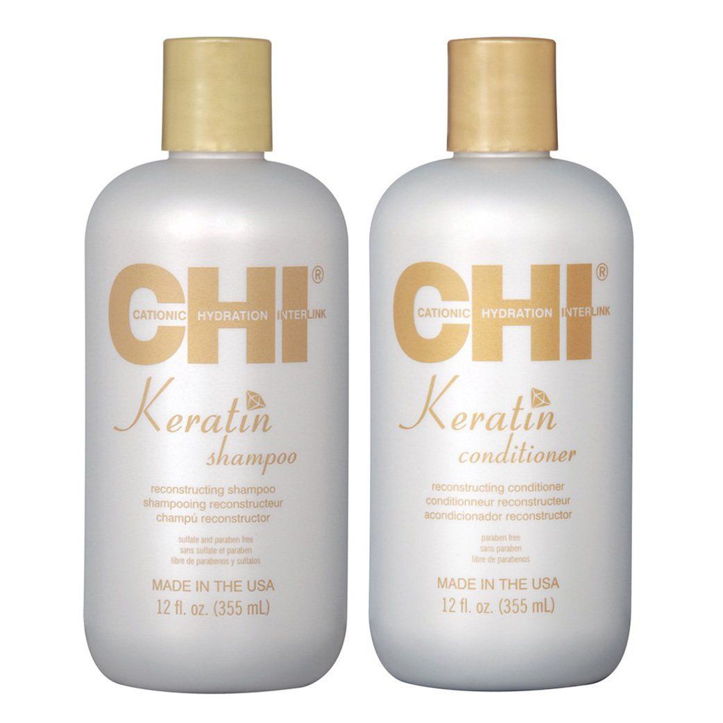 CHI Keratin Reconstructing Shampoo & Conditioner (Combo) - Niram