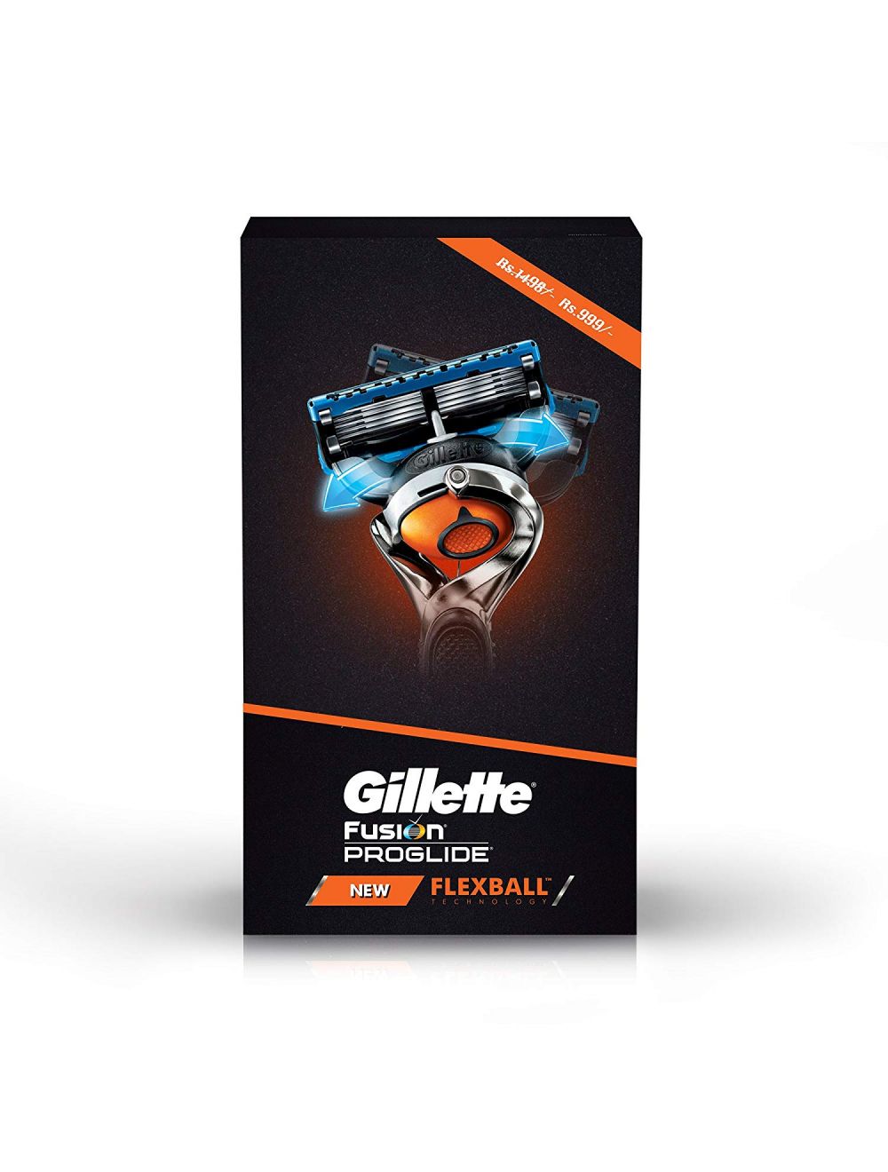 Gillette Flexball ProGlide Combo Pack and Flexball Razor with 4 Flexball Cartridge - Niram