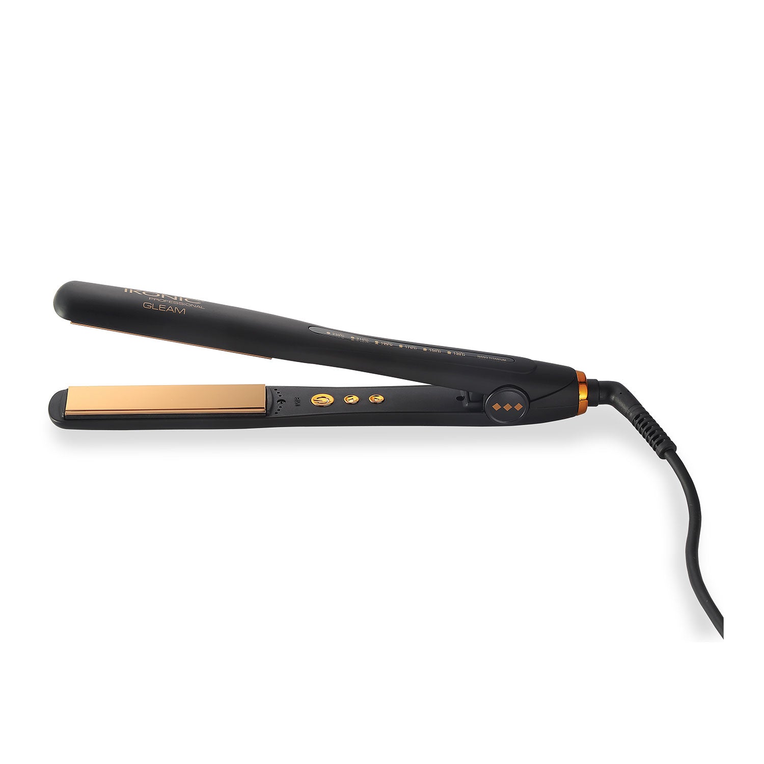 Ikonic gleam rose outlet gold hair straightener