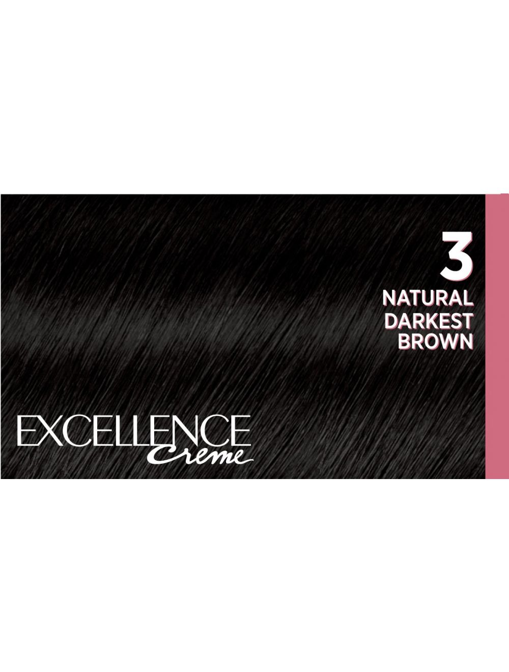 L'Oreal Paris Excellence Creme Hair Color-3 Natural Darkest Brown - Niram