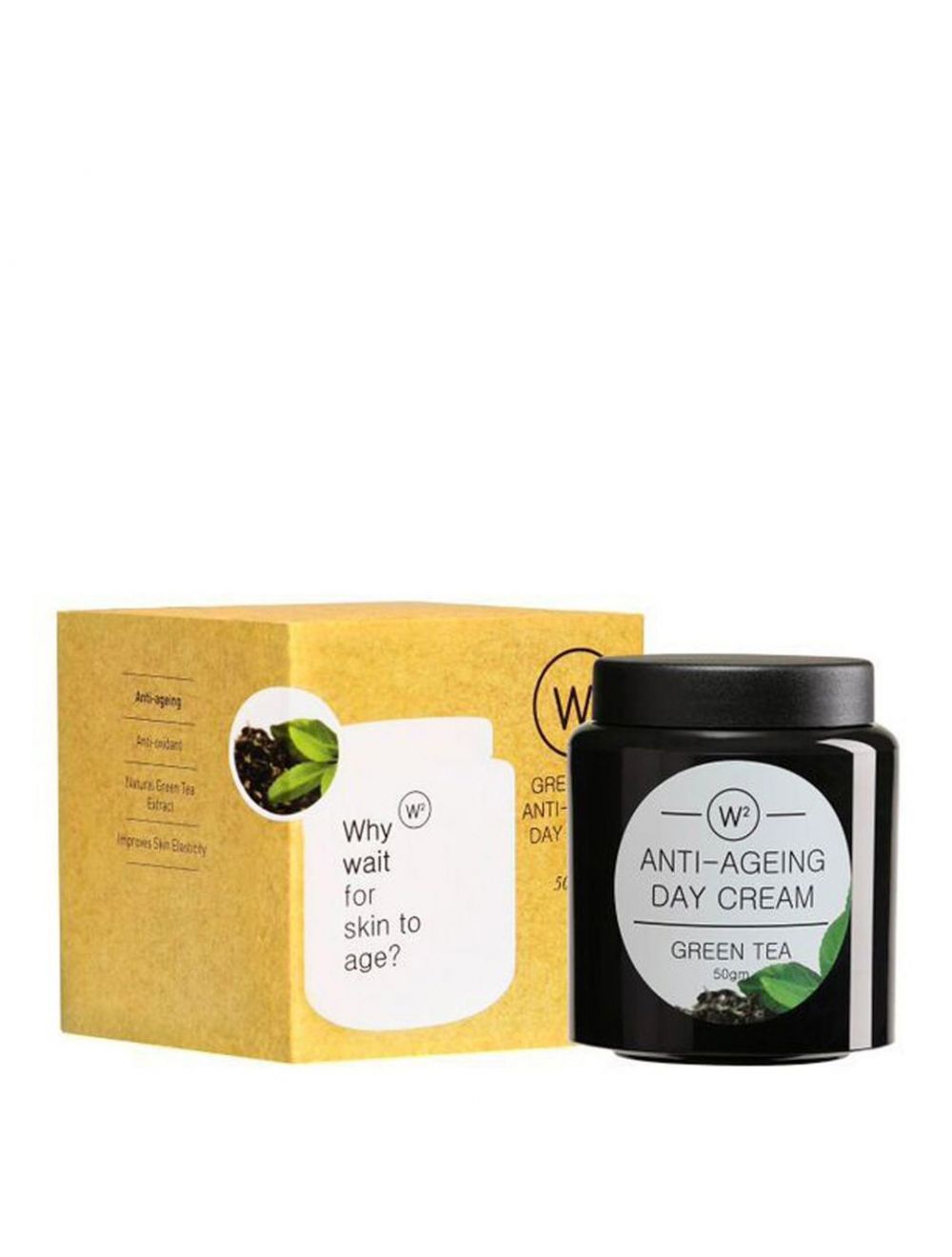 W2 Green Tea Anti Ageing Day Cream (50gm) - Niram