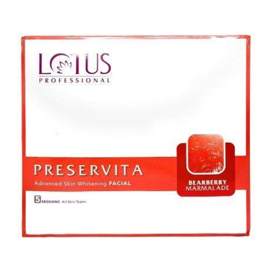 Lotus Professional Preservita Advanced Skin Whitening Facial Kit - Bearberry Marmalade