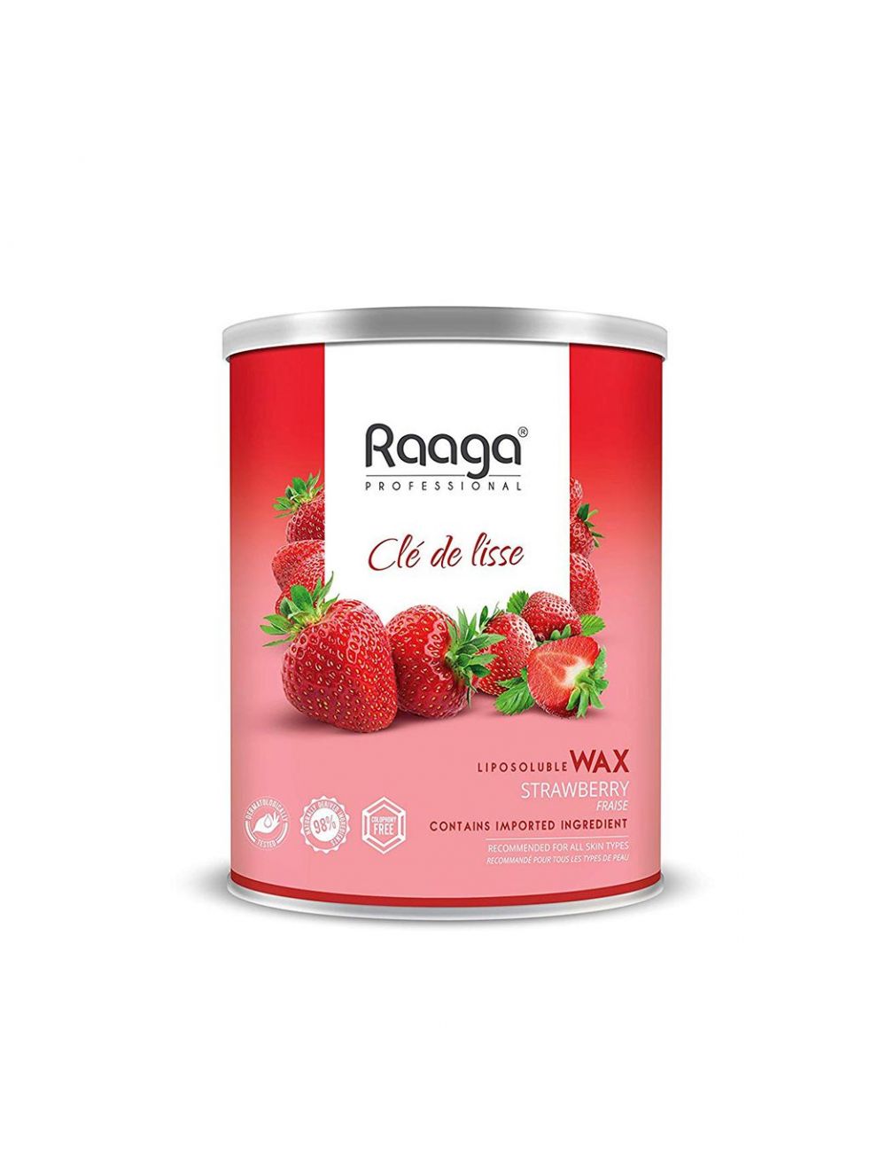 Raaga Professional Strawberry Liposoluble Wax (800ml)