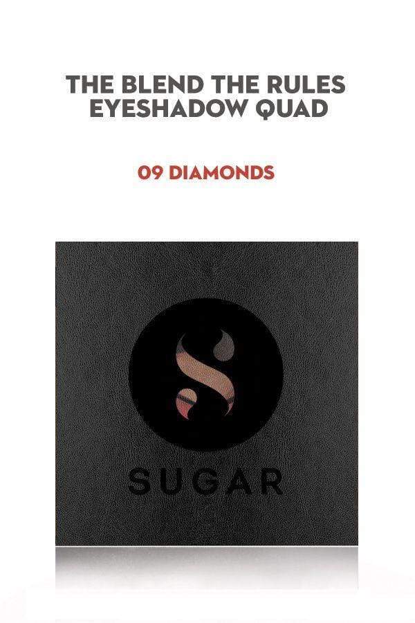 Sugar Blend The Rules Eye Shadow Quad - 09 Diamonds (5gm) - Niram