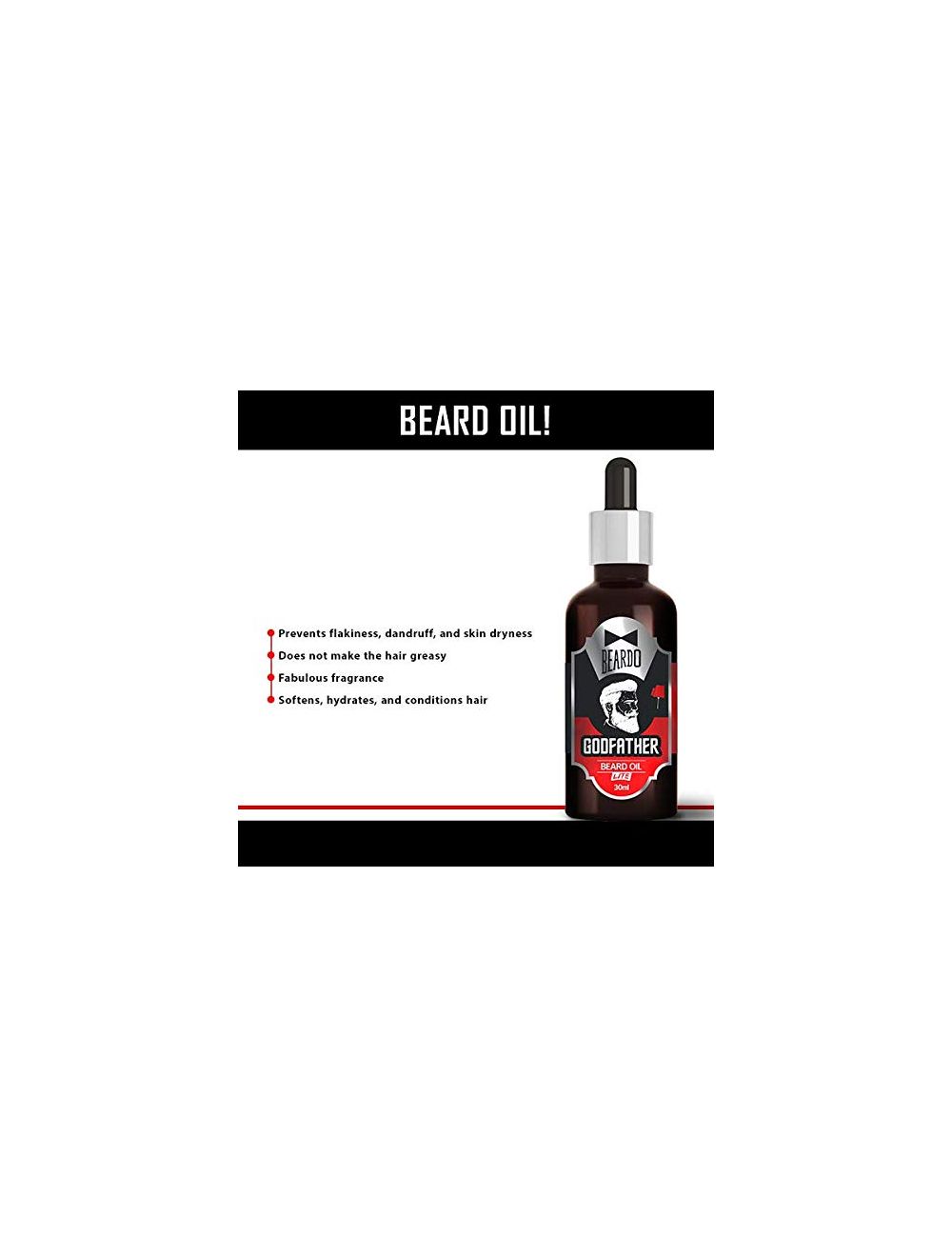 Beardo Godfather Lite Beard & Mustache Oil (30ml) - Niram