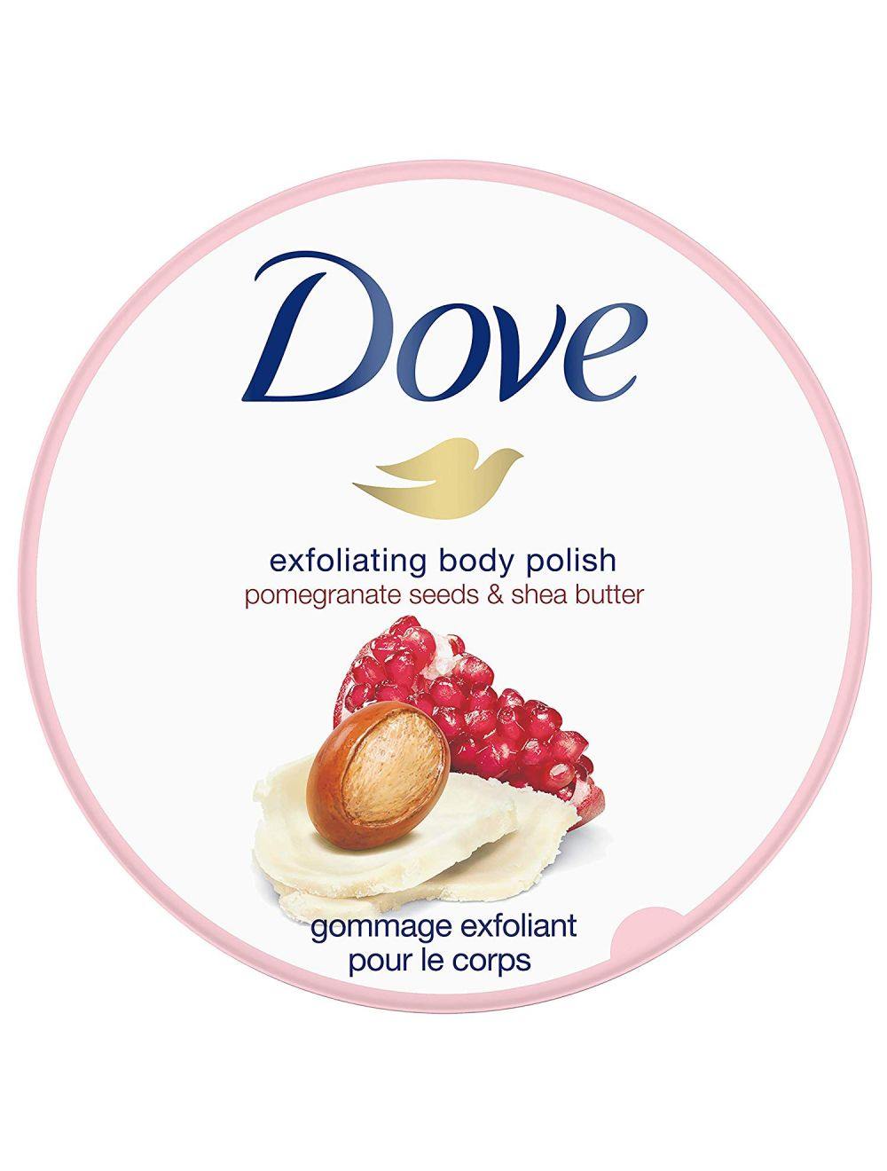 Dove Exfoliating Body Polish - Pomegranate Seeds and Shea Butter (298gm) - Niram