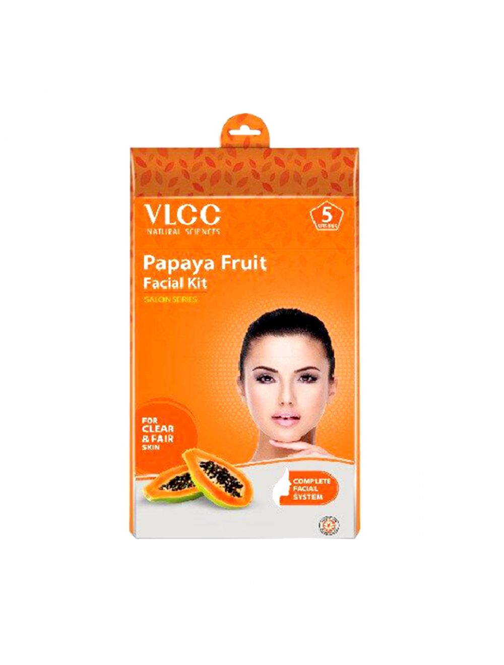 VLCC Papaya Fruit Facial Kit 5 Session (60gm) - Niram