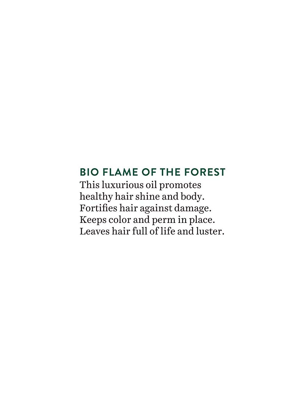 Biotique Bio Flame Of The Forest Fresh Shine Expertise Oil (120ml) - Niram